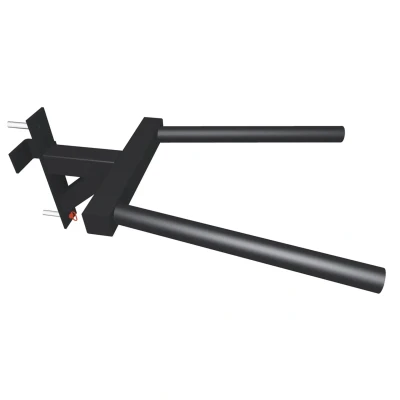 Afbeelding van Toorx Professional Dip Horns voor LDX 5000 Zwart Staal