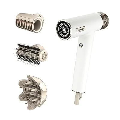 Afbeelding van Shark SpeedStyle Haardroger en Styler Inclusief Diffuser, Finishing Tool, Borstel Concentrator Voor ieder haartype Met Opbergtas HD352EU
