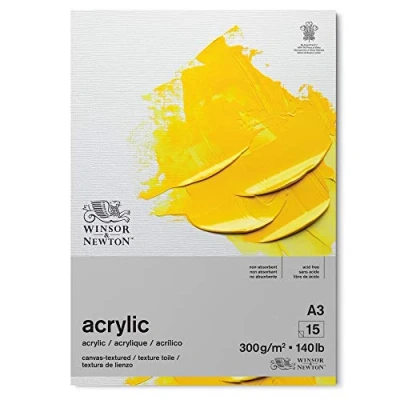 Afbeelding van Winsor &amp; Newton Galeria Acrylblok 1 zijdig gelijmd 15 vel 300gr A3