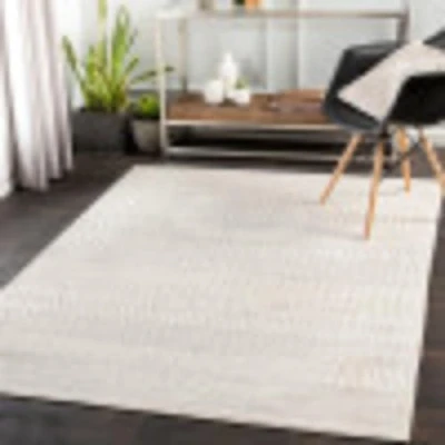 Afbeelding van SURYA Vloerkleed Woonkamer, Slaapkamer Scandinavisch Boho Tapijt BIANCA Wit/Grijs 152x213 cm