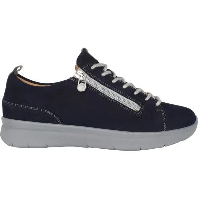Afbeelding van Ganter Kira dames sneaker blauw maat 38 (EU) 5 (UK)