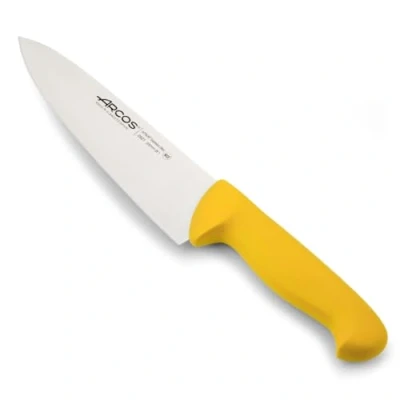 Afbeelding van Arcos 2900 Serie Chefmes 20 cm Geel