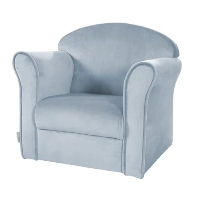 Afbeelding van Roba Kinderfauteuil Lil Sofa Junior 43 Cm Fluweel Blauw