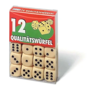 Afbeelding van Ravensburger 27097 12 Würfel in heldere doos, speelgoedaccessoires, voor het hele gezin, kwaliteit