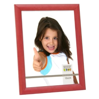 Afbeelding van Deknudt Frames S40CL4 fotolijst, hout, 40 x 50 cm, rood