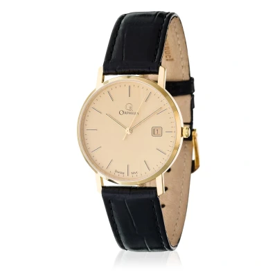 Afbeelding van Orphelia MON 7065 Horloge Leer Zwart Ø 34 mm