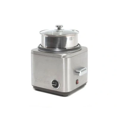 Afbeelding van Cuisinart Rijstkoker Classic CRC800E anti aanbaklaag stoomfunctie 12 personen Frosted Pearl 1.4 Liter