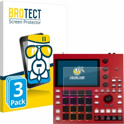Afbeelding van BROTECT Screenprotector voor Akai MPC One+ Folie Beschermfolie Beschermglas transparant (3 Stuks)