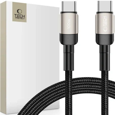 Afbeelding van TECH PROTECT ULTRABOOST EVO TYPE C KABEL PD100W/5A 200CM TITANIUM