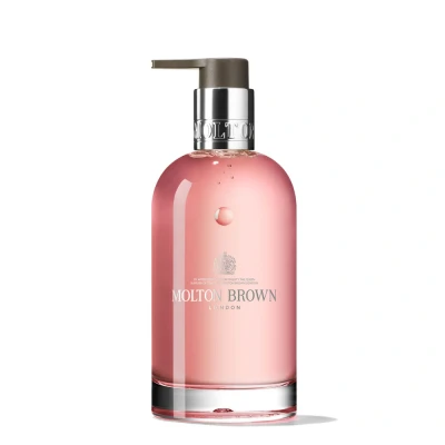 Afbeelding van Molton Brown Delicious Rhubarb &amp; Rose Glass Bottle Zeep 200ml