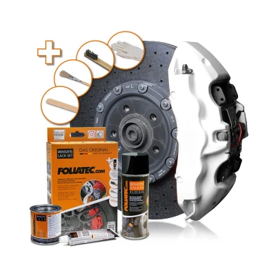 Afbeelding van FOLIATEC 2168 Remklauwlak spuitbus 400, 125, 50 Wit