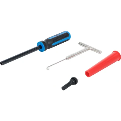 Afbeelding van BGS autoband ventiel gereedschap set vervangen zonder demontage van de BGS8766