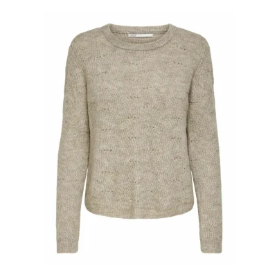 Afbeelding van ONLY Onllolli NOOS Trui, Dames, Maat: Medium, Taupe gray