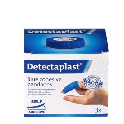 Afbeelding van Detectaplast, Zelfklevend Pleister Blauw, HACCP, 2.5 cm x 4.5m, 3 stuks in verpakking