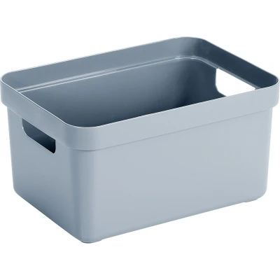 Afbeelding van Sunware Sigma home opbergbox 13L blauw 35 x 24,6 18,3 cm
