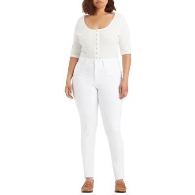 Afbeelding van Levi&#039;s HIGH RISE Skinny Jeans Fit, Dames, Maat: 27x30, Western white