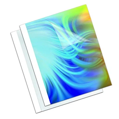 Image de Fellowes couverture reliure thermique Standard, A4, 6 mm, blanc pqt 100
