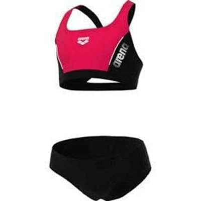 Afbeelding van Arena Thrice SET Bikini blackanguriawhite voor kinderen, Maat: 140, Black anguria white