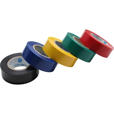Image de Pc look Scotch Electrique Couleur 18mm x 10m 5 Rouleaux