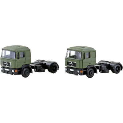 Afbeelding van Minis by Lemke LC4065 N Vrachtwagen MAN F90 SZM, 2 assig, olijf