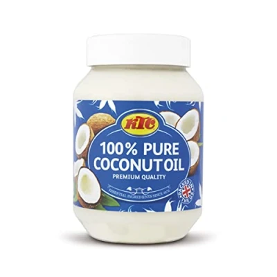 Afbeelding van KTC kokosolie, 100% pure 500 ml, 3 stuks