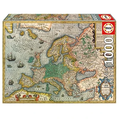 Image de CARTE D&#039;EUROPE Puzzle de 1000 pièces