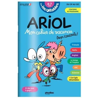 Image de Cahier de vacances 2025 Ariol Les incollables CP au CE1 6/7 ans