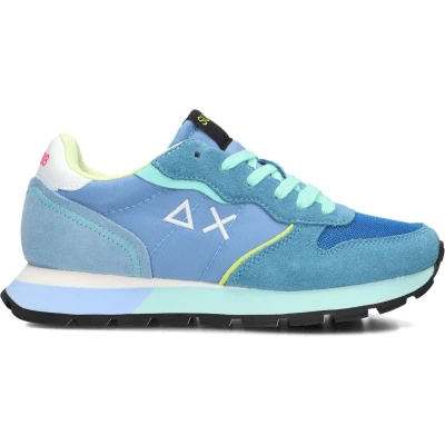 Afbeelding van Sun68 Ally Color Explosion Sneakers Dames Blauw Maat 42