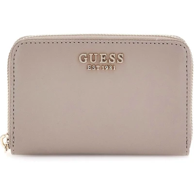 Afbeelding van GUESS Portemonnee Laurel Zip Around Wallet Dark Taupe