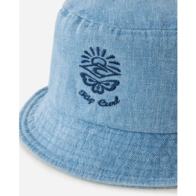 Afbeelding van Rip Curl Denim Short Brim Bucket Hat Mid Blue