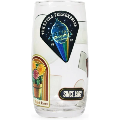 Afbeelding van E.T. Drinkglas Transparant met Opdruk 450ml