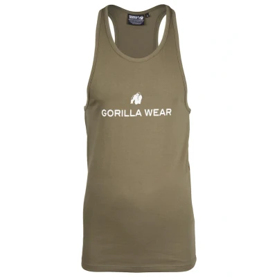 Afbeelding van Gorilla Wear Carter Top, Heren, Maat: Medium, Dark green