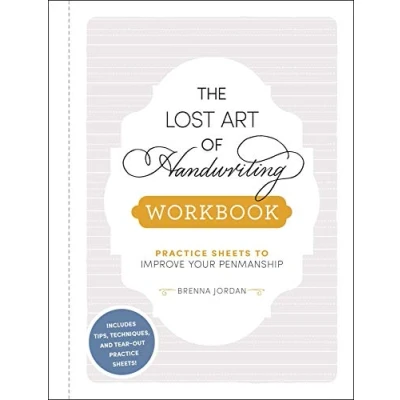 Afbeelding van The Lost Art of Handwriting Workbook Practice Sheets to Improve Your Penmanship