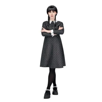 Afbeelding van Smiffys 54064 Costume d&#039;écolière gothique pour femme Noir Taille XS