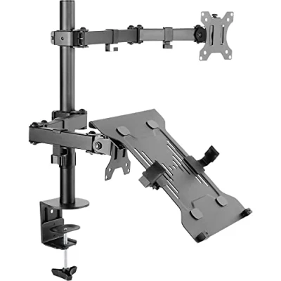 Afbeelding van SpeaKa Professional SP MM 302 Monitorbeugel 2 voudig 33,0 cm (13) 81,3 (32) Zwart Kantelbaar en zwenkbaar, In hoogte verstelbaar, Draaibaar