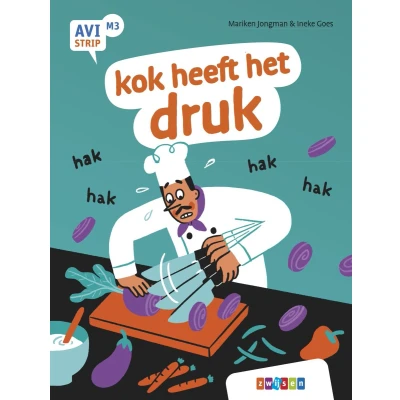 Afbeelding van kok heeft het druk
