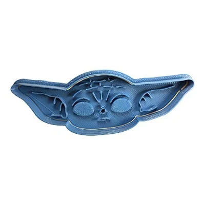 Afbeelding van Cuticuter Baby Yoda Grogu uitsteekvorm The Mandalorian blauw