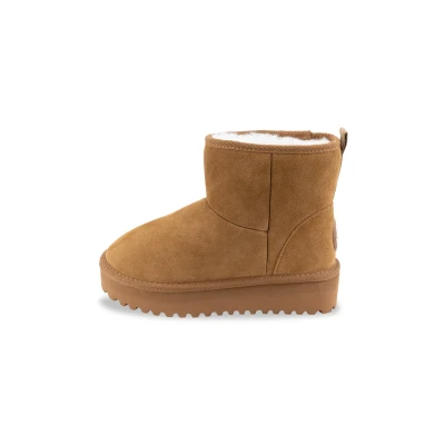Afbeelding van Les Tropeziennes par M Belarbi Chilltop Snowboots, Dames, Maat: 40, Camel Leer