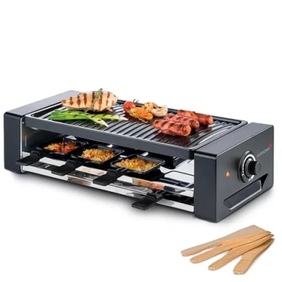 Image de Appareil à raclette korona 45070 noir, argent