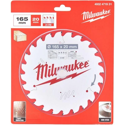 Afbeelding van Cirkelzaagblad Hout 165 X 20 1.6 Thin Kerf Atb 24T +15