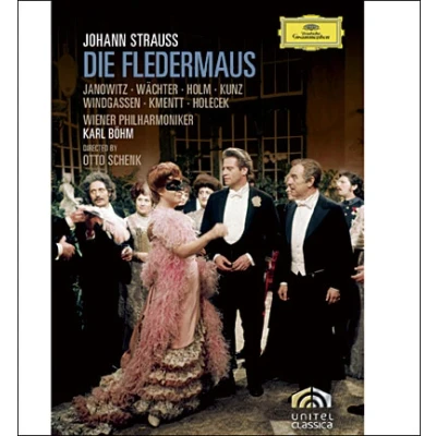 Afbeelding van Gundula Janowitz, Erich Kunz, Heinz Holecek Strauss, J.: Fledermaus (DVD)