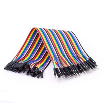 Afbeelding van AZDelivery Jumper Draadkabel 40 stuks per 20 cm F2M Vrouwelijk naar Man compatibel met Arduino en Raspberry Pi Inclusief E Book! 1
