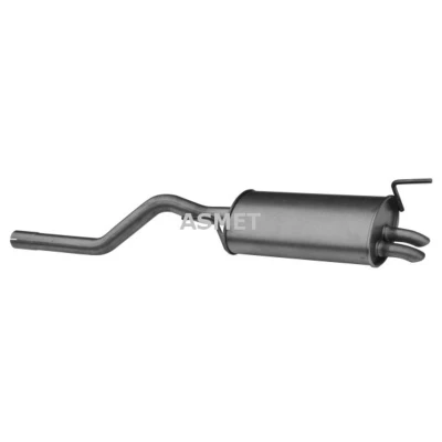 Afbeelding van ASMET 03.084 Einddemper VOLKSWAGEN: Caddy 2 Kastenwagen, 2, SEAT: Inca