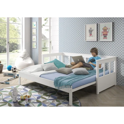 Afbeelding van Vipack Pino kajuitbed (met uitschuifbed) wit