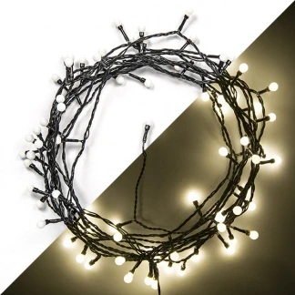 Afbeelding van Kerstverlichting op batterijen 8.4 meter Konstsmide (80 LEDs, Bolvormig, Sensor, Timer, Binnen/Buiten)