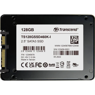 Afbeelding van Transcend mSATA SSD harde schijf TS128GSSD460KI VS1