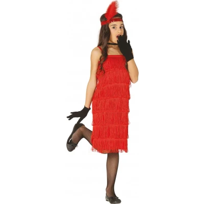 Afbeelding van Fiestas Guirca Verkleedjurk Charleston Meisjes Rood Mt 10 12