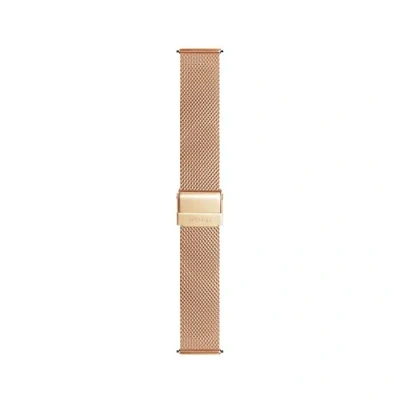 Afbeelding van Withings Mesh Loopbracelet, 18mm, Steel and HR, Rose gold