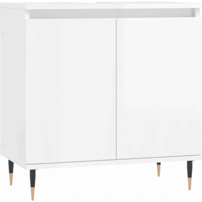 Afbeelding van Badkamerkast 58X33X60 Cm Bewerkt Hout