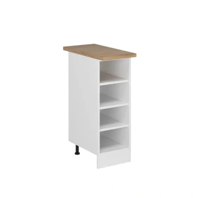 Afbeelding van Vicco R LineKeukenKeukenrek 30 cm , WB Eik Wit